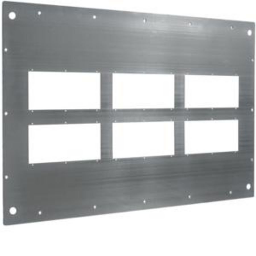Sluitplaat open voor inbouw kabelinvoeringen 350x600 mm