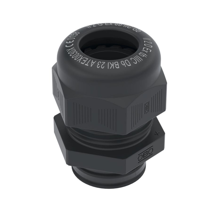 Wartel EX M25 polyam zwart VVE=25