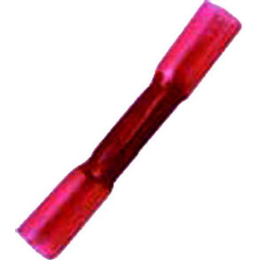 Geisoleerd stootverbinder met krimpkous 0,5-1mm² rood VVE=50