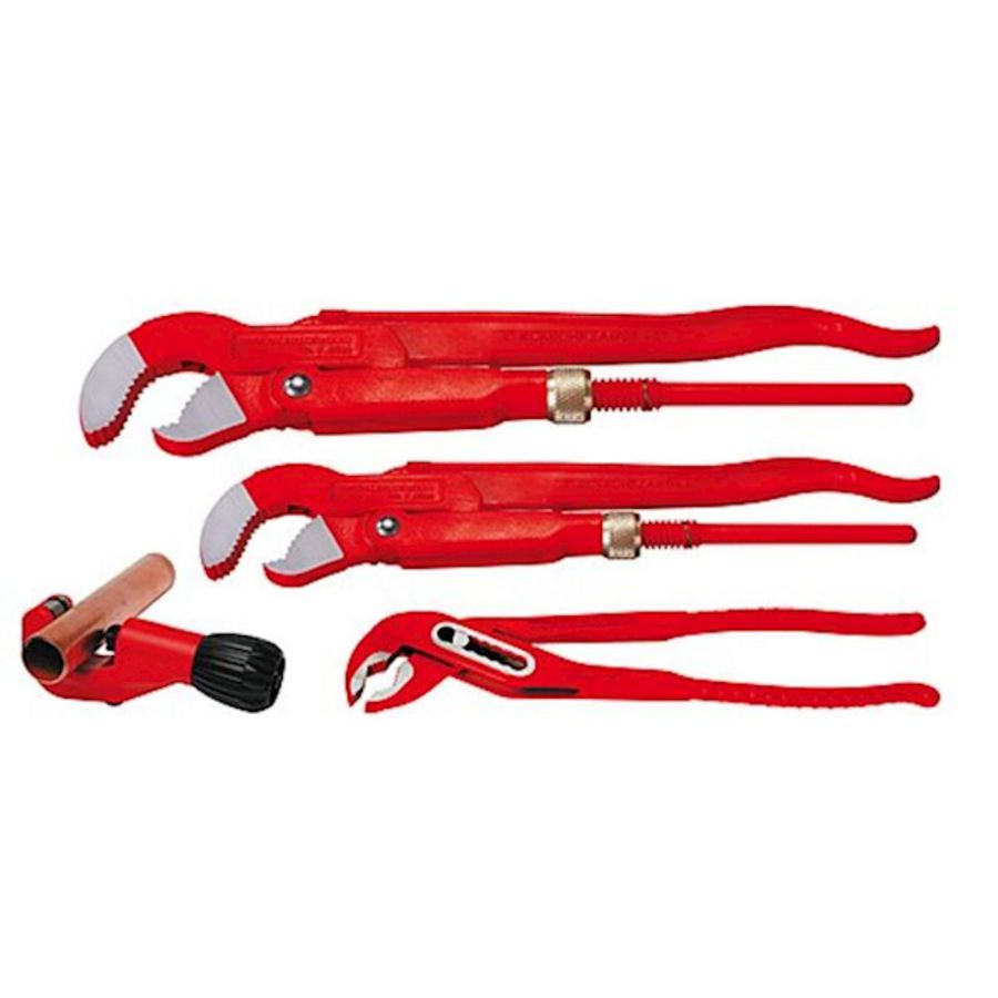 Pijptangen pakket s1" + 1.1/2" + 2" + tc35 + wapu 10