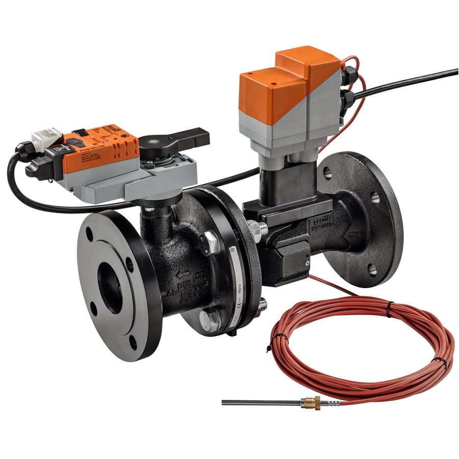 Regelafsluiter 2-weg DN100 Energy Valve 24V Vnom=20l/s