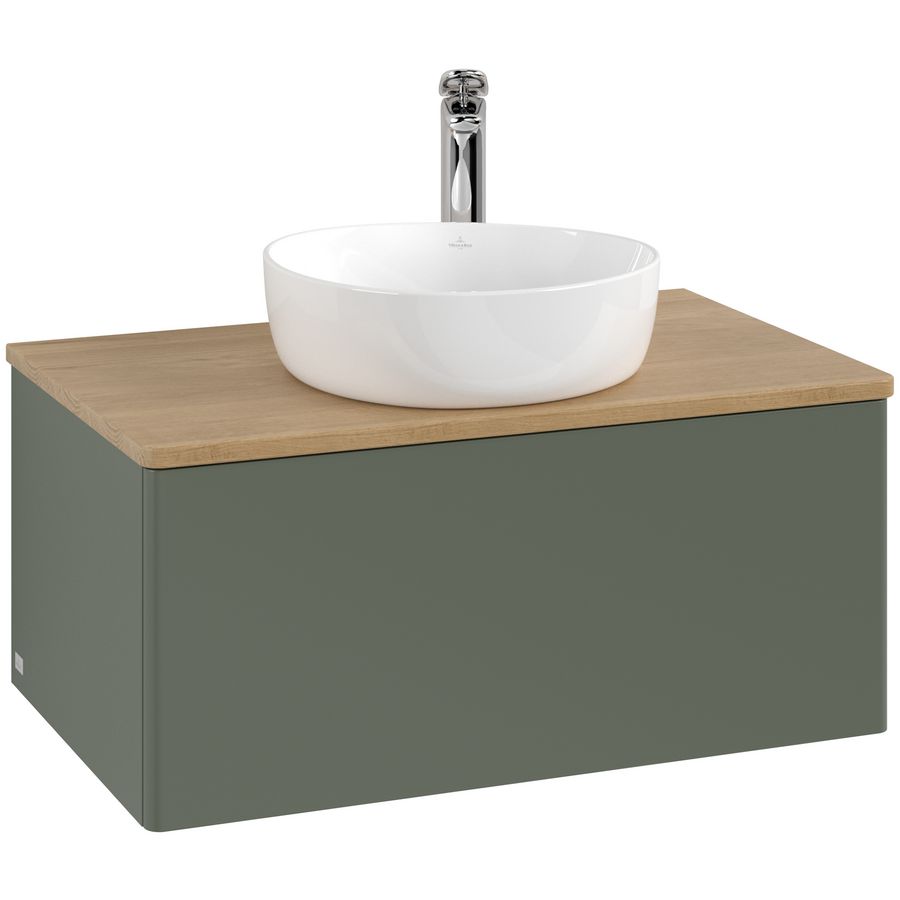 Wastafelonderkast Antao 800x360x500mm L.Green Matt Lacquer K30051HL
