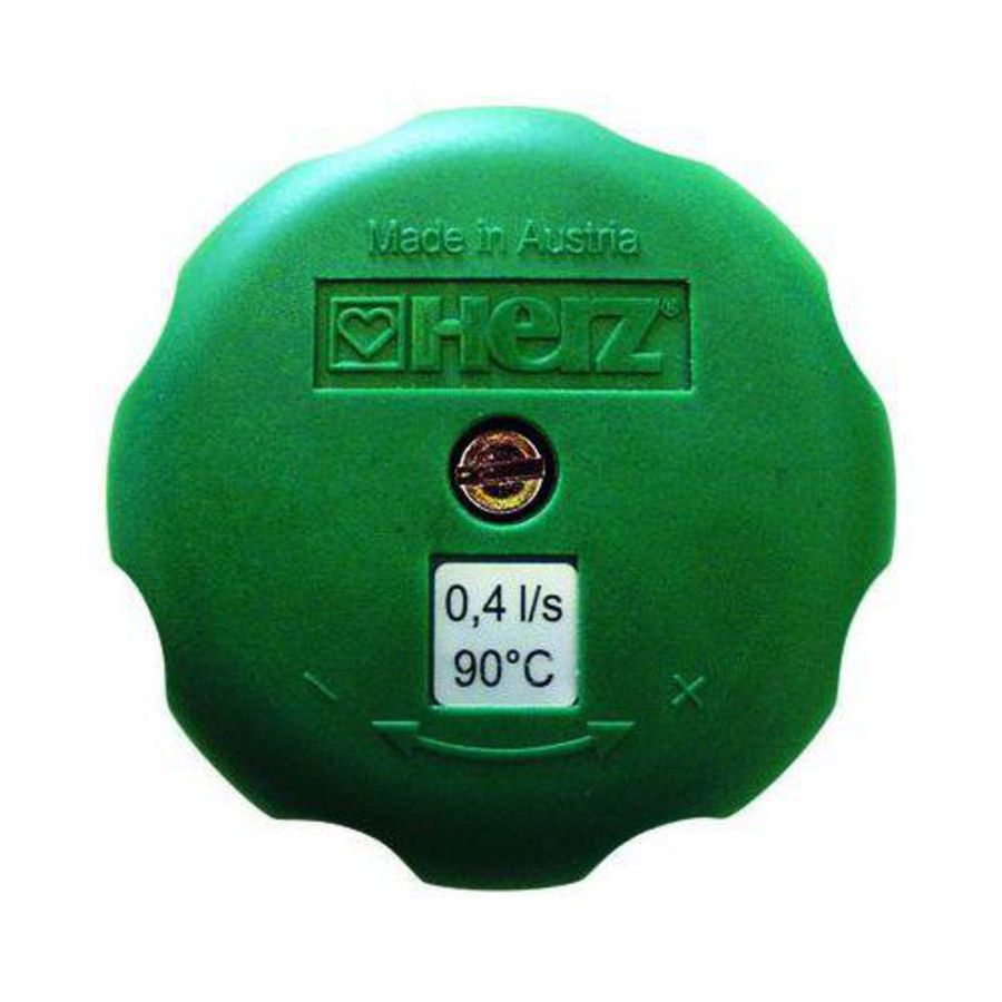 Handknop groen met schroef 2 4215 (A)W DN25 32