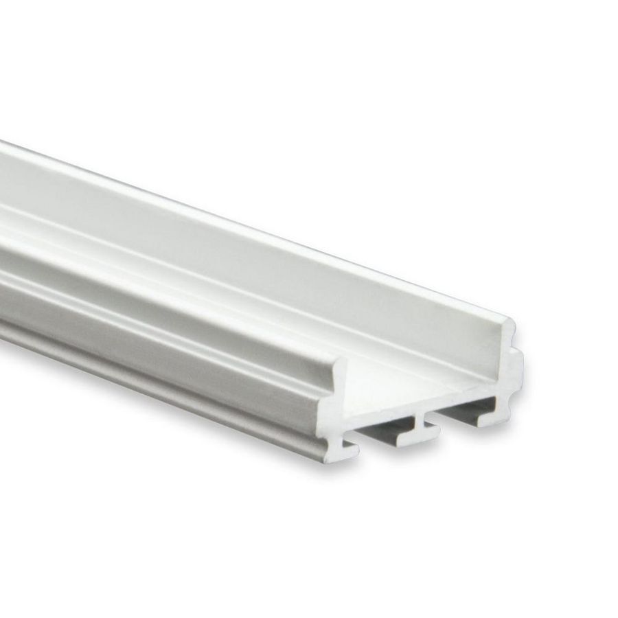 LED profiel PL6 L=2mtr. plat LED strips max. 12mm