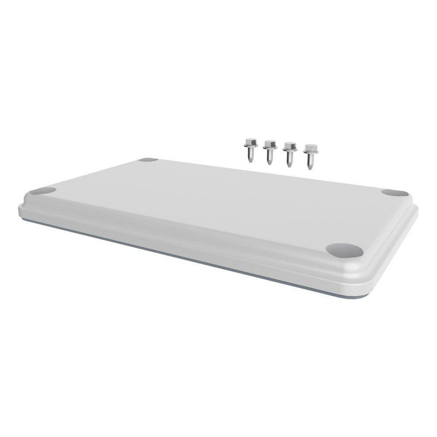 Flensplaat F3A IP66 kunststof 2xM20 8xM25/16 4xM VVE=12