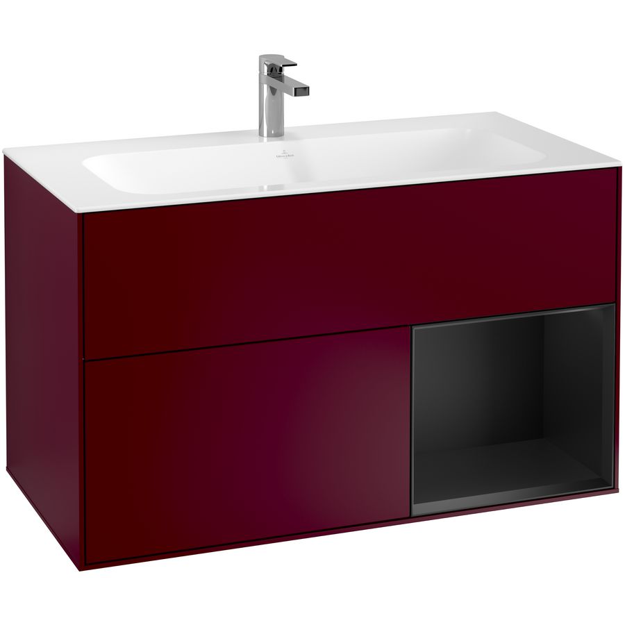 Wastafelonderkast Finion 996x591x498mm Peony Matt Lacquer F040PDHB