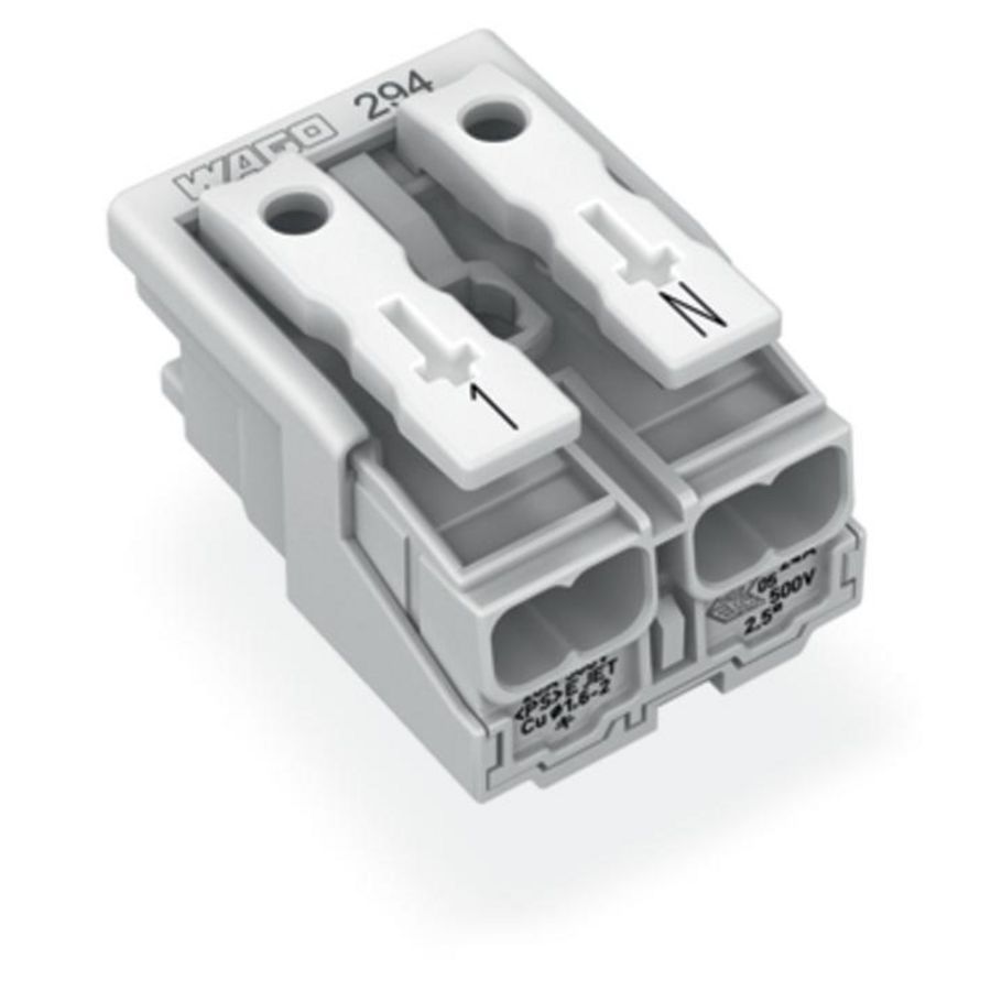 Kroonklem Drukknop extern z. PE-contact 294-5052 VVE=1000