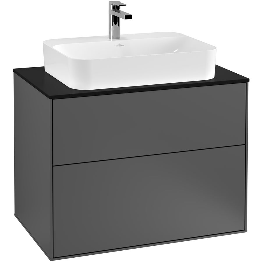 Wastafelonderkast Finion 800x603x501mm Antr. Matt Lacquer G34200GK