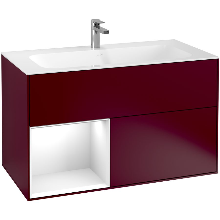 Wastafelonderkast Finion 996x591x498mm Peony Matt Lacquer G030GFHB