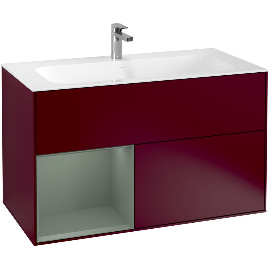 Wastafelonderkast Finion 996x591x498mm Peony Matt Lacquer G030GMHB