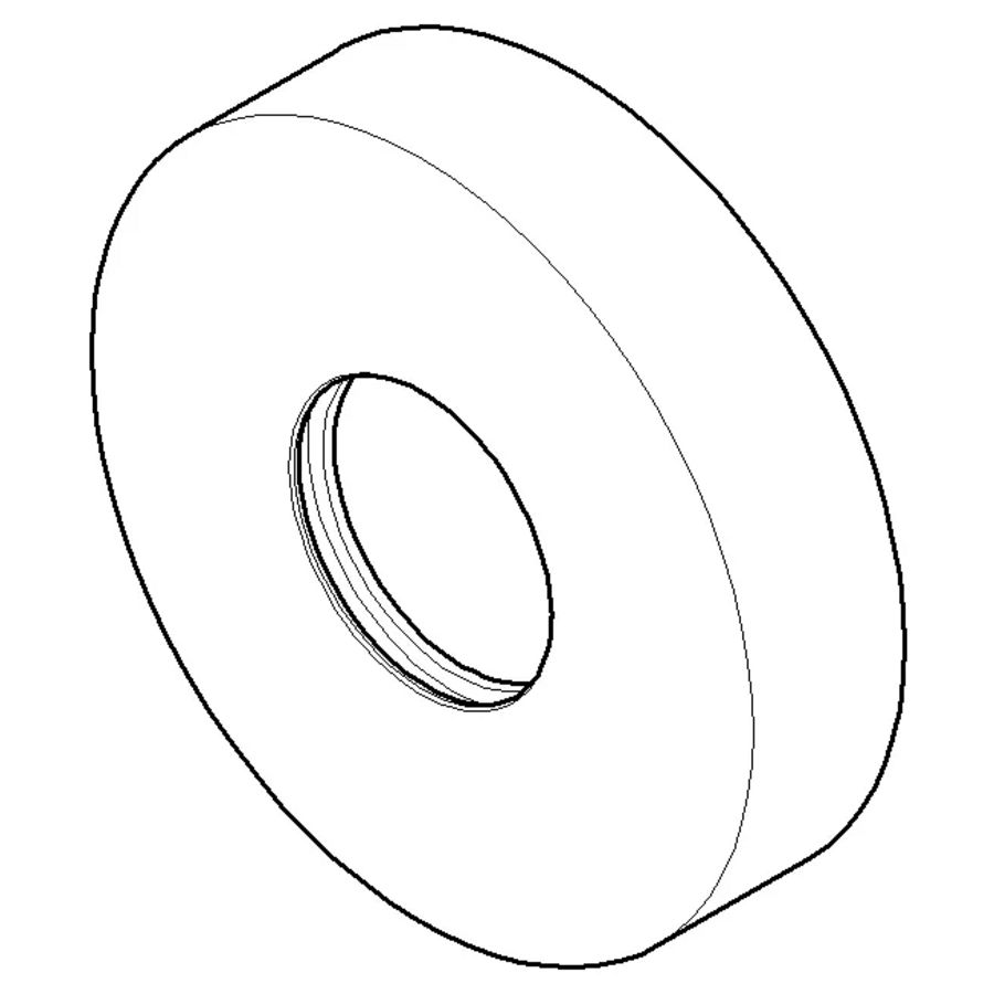 Rozet 78x30,3x18mm Champagne gebors. (22kt Goud)