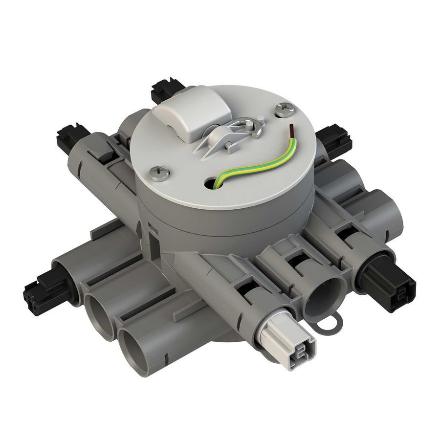 Stekerbare centraaldoos geschakeld lichtpunt CHS75-G4