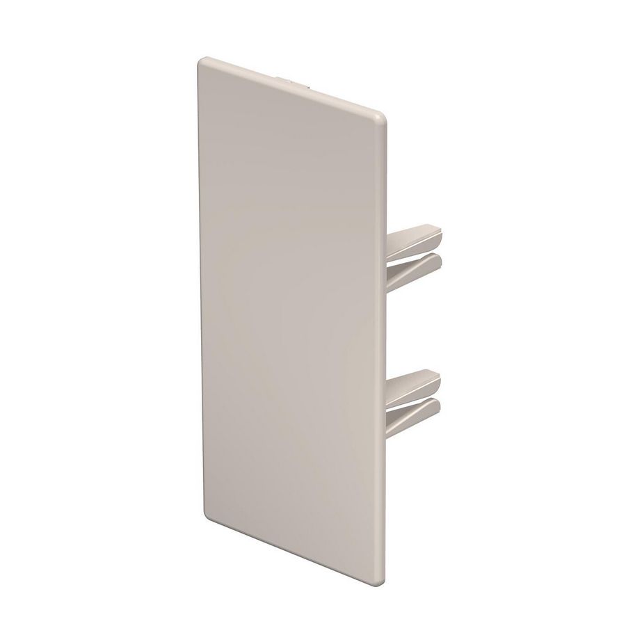 Eindstuk 60x130mm polyvinylchlorid creme wit 9001 VVE=10