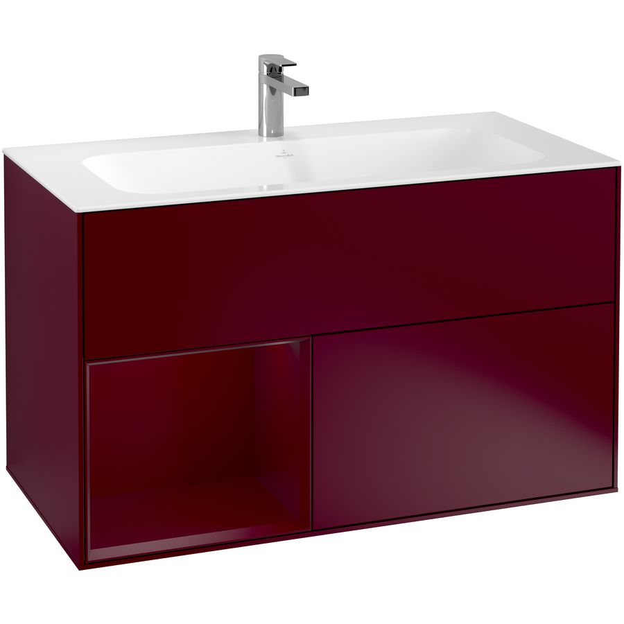 Wastafelonderkast Finion 996x591x498mm Peony Matt Lacquer G030HBHB