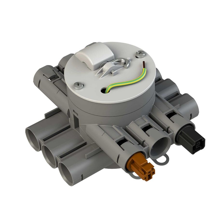 Stekerbare centraaldoos enkelpolige schakeling CHS75-E0