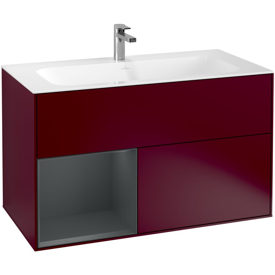 Wastafelonderkast Finion 996x591x498mm Peony Matt Lacquer G030HGHB