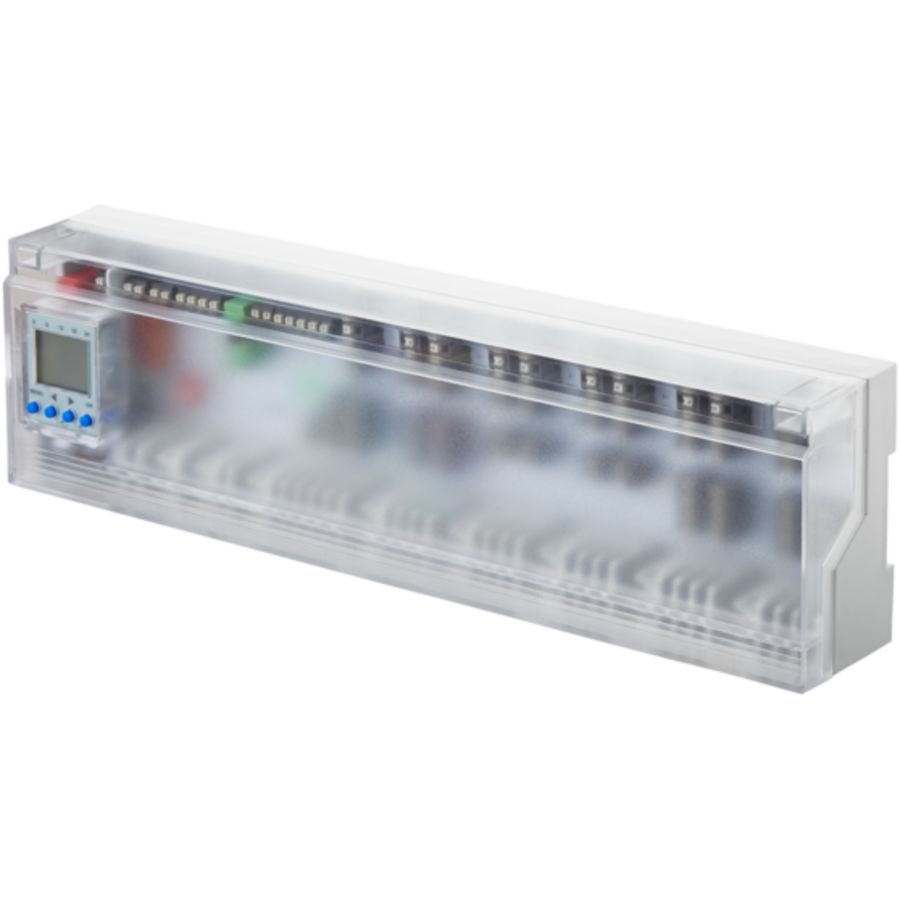 Aansl.blok kamertherm. en stelaandr. 10 regelzones