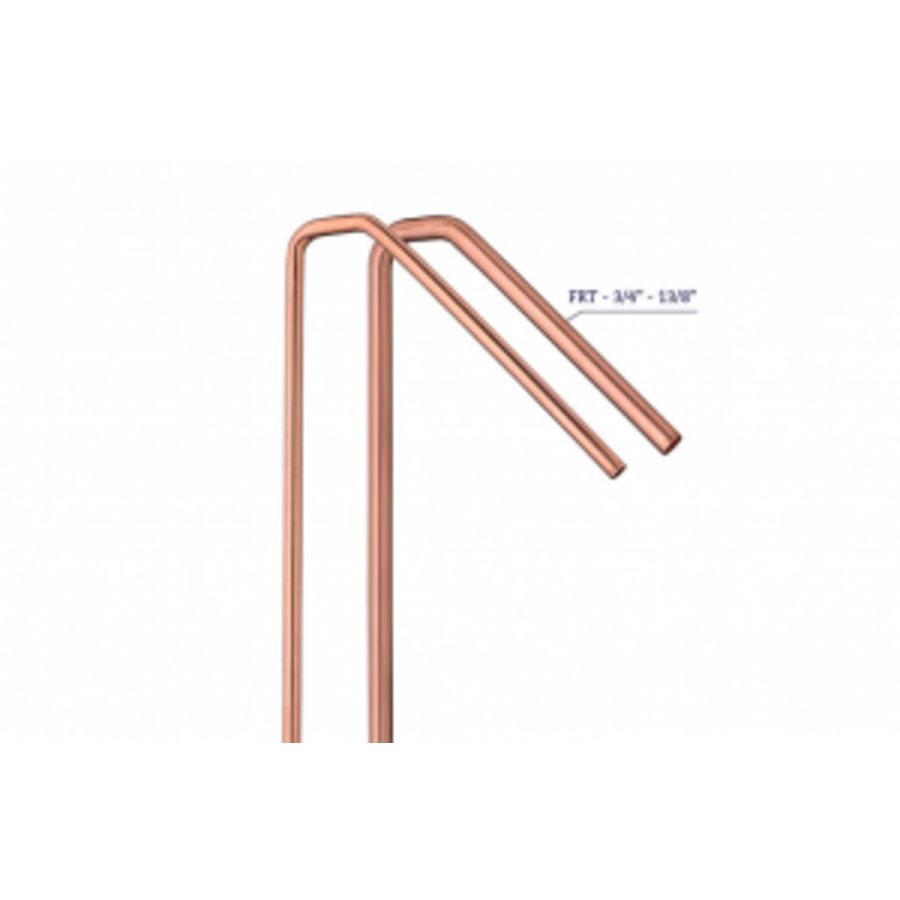 Dakdoorvoerleiding 1.1/8'' ROOFTUBE FRT-9 met bocht 45° Flexflair