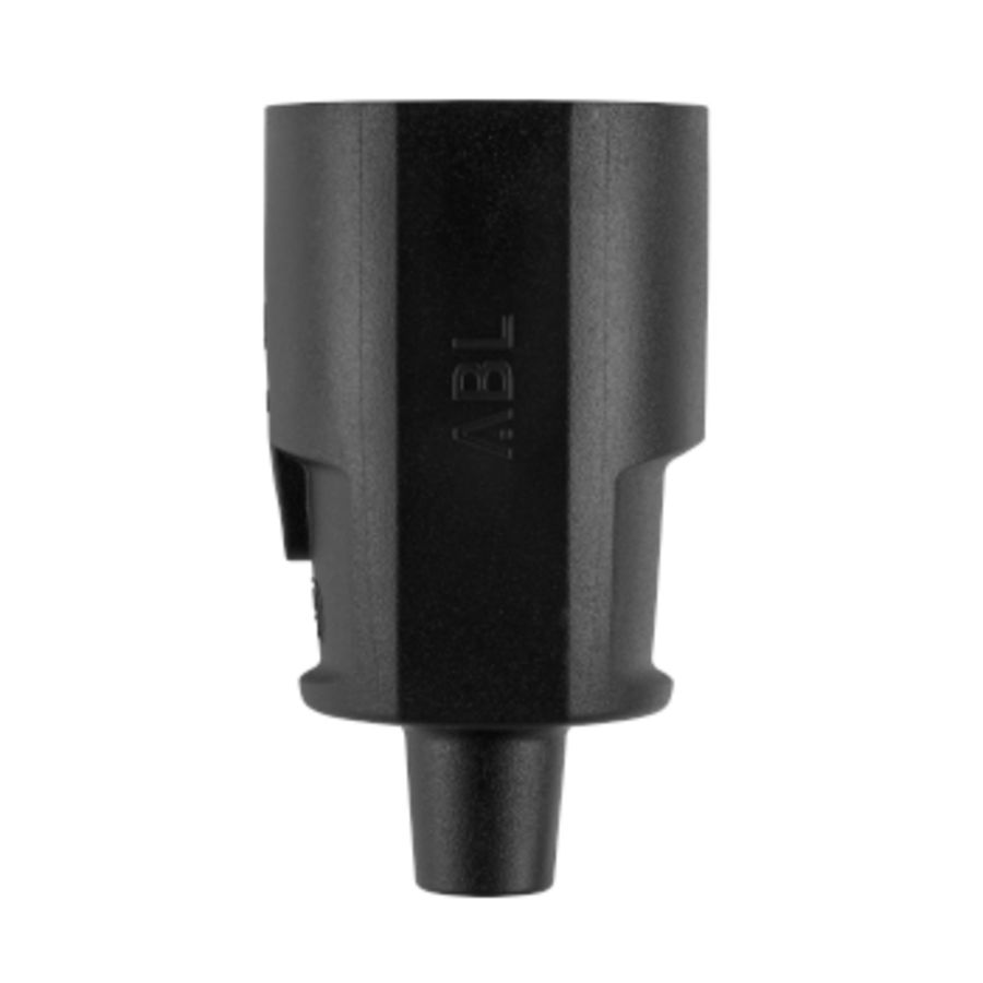 Koppelcontactstop geaard compact SCHUKO IP20 zwart VVE=10