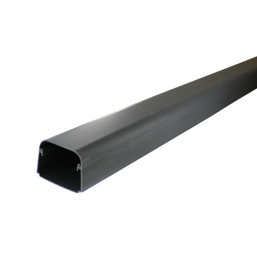 PROMO Omdoos met 4x leidinggoot á 2m. 125x75mm grijs PVC RAL7016 (totaal 8m.) (940177)