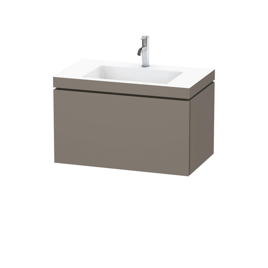 C.1 eenhendelwastafelmengkraan M chroom zonder waste