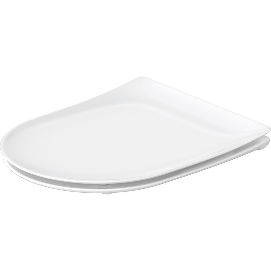 Soleil by Starck #002239 closet-zitting wit 383x463x47mm softclose quickrelease rvs scharnier