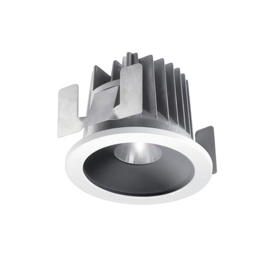 Downlight MYRIAD DECO LED IP65 flood 3000K dim zwart/wit