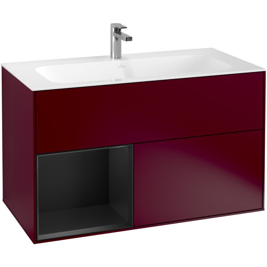 Wastafelonderkast Finion 996x591x498mm Peony Matt Lacquer G030PDHB