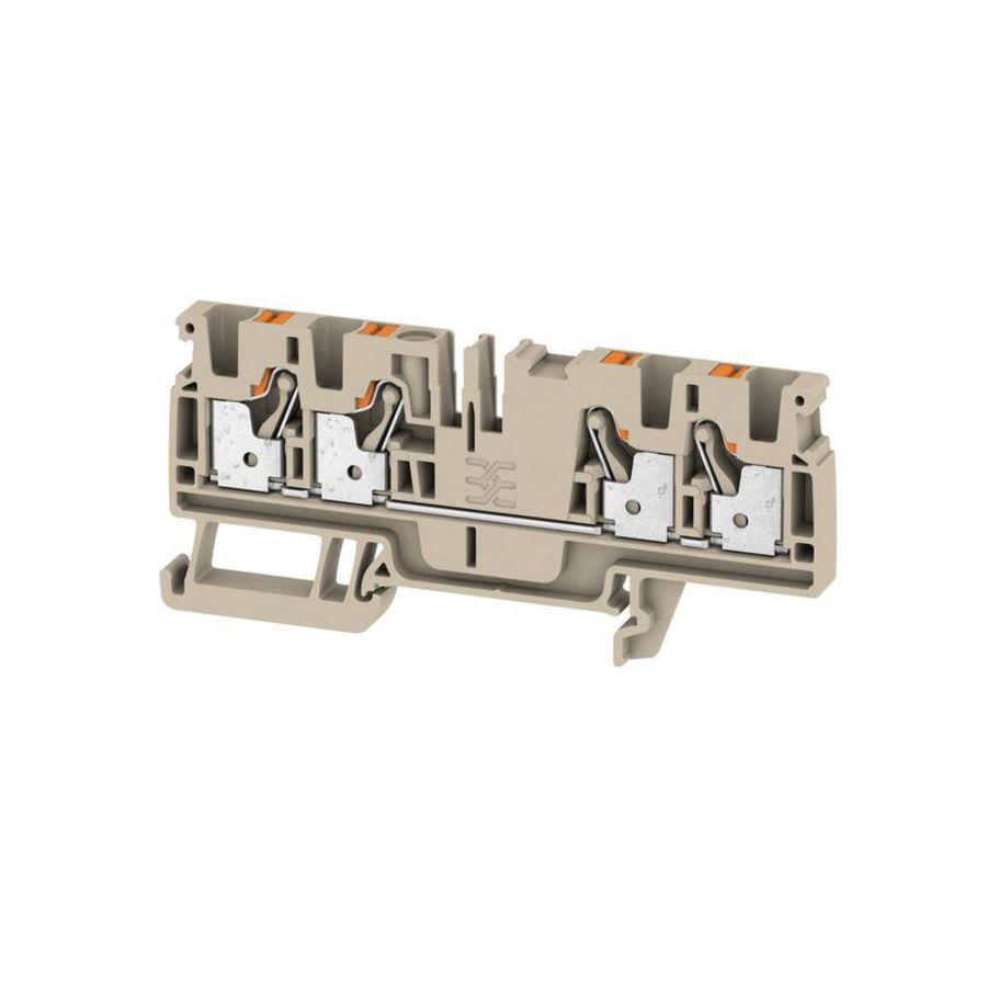Doorvoerklem PUSH IN d.beige 4mm2 32 A 800 2051500000 VVE=50
