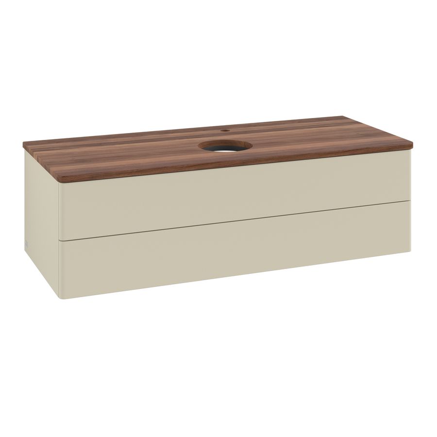Wastafelonderkast Antao 1200x360x500mm S.Grey Matt Lacquer K21052HJ