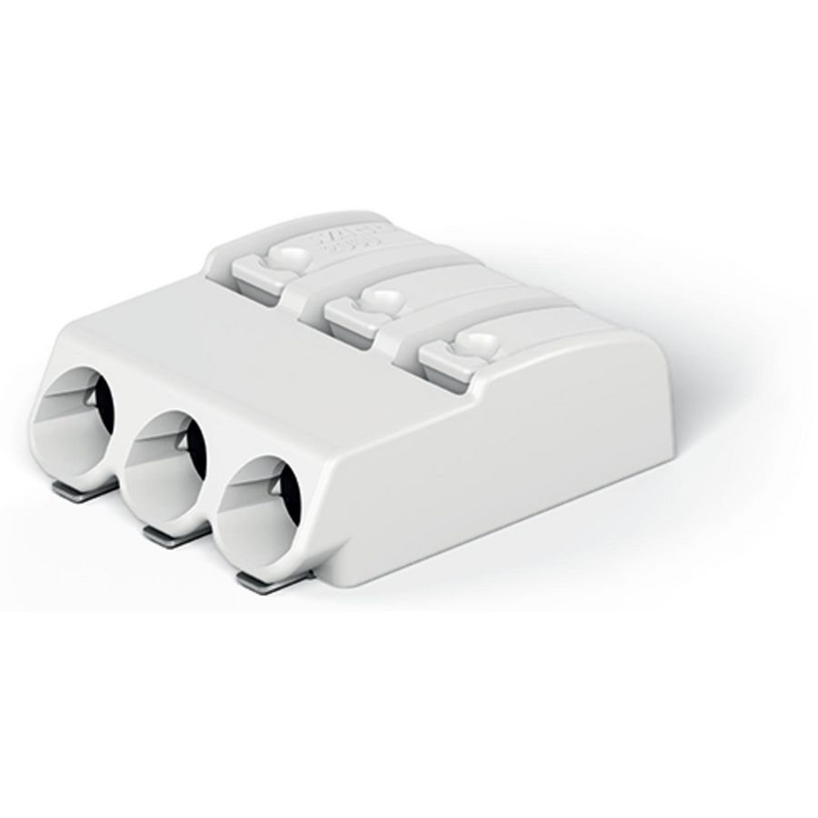 SMD-printklem Drukknop 0,75mm² wit 2060-453/998-404 VVE=750