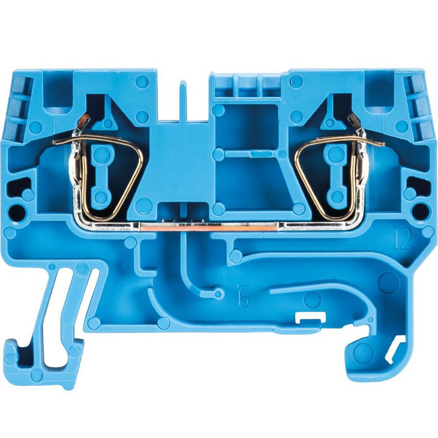 Doorgangsklem WKFN 4/35 blauw VVE=100