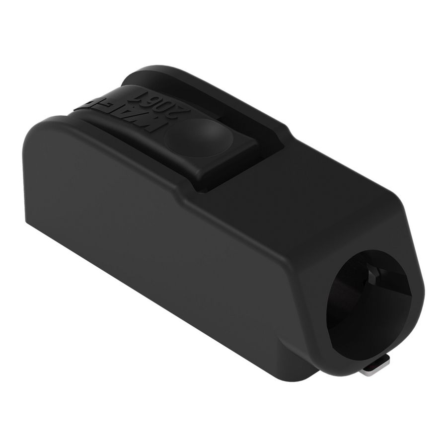 SMD-printklem Druk 1,5 mm2 zwart 2061-621/998-404 VVE=900