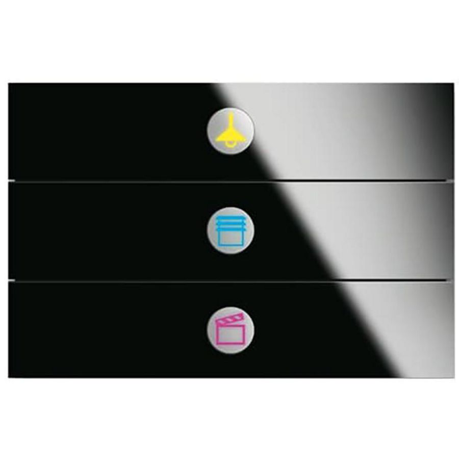 KNX priOn sensor 3v c-glas zwart (6342-825-101)