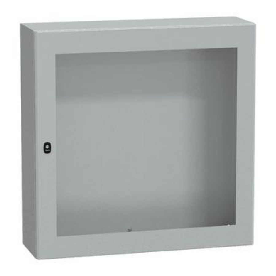 Kast Ruitdeur 1000x1000x300mm IP66 IK08 RAL703 Spacial S3D