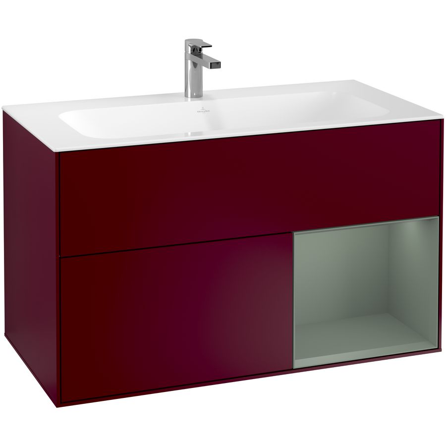 Wastafelonderkast Finion 996x591x498mm Peony Matt Lacquer G040GMHB