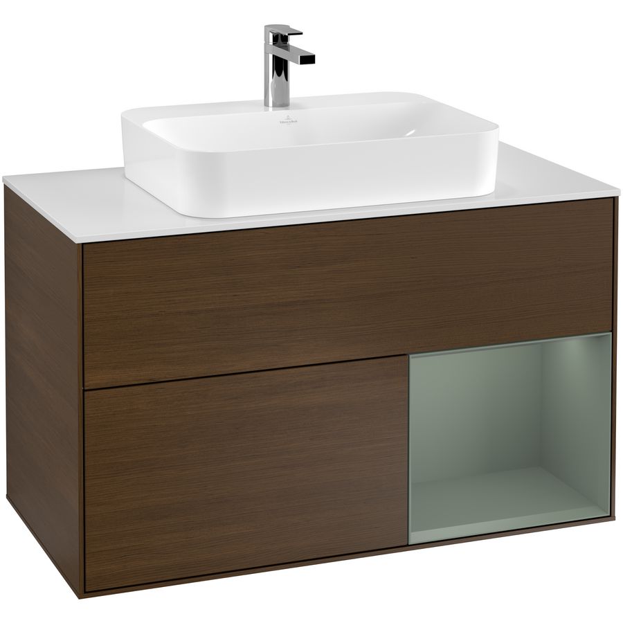 Wastafelonderkast Finion 1000x603x501mm W.Veneer G371GMGN