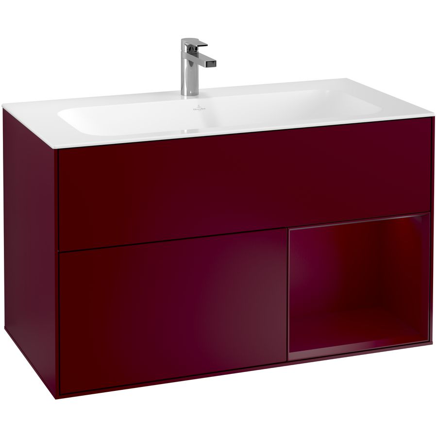Wastafelonderkast Finion 996x591x498mm Peony Matt Lacquer G040HBHB