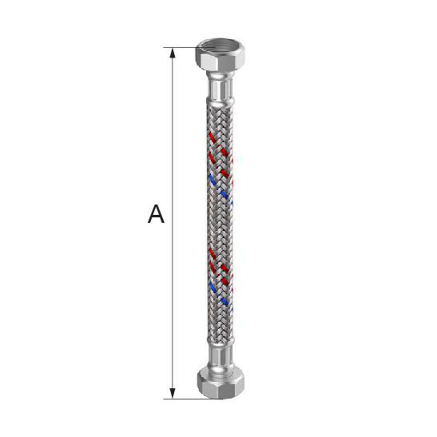 MB meiflex 1/2F/F 1000mm-13mm DVGW