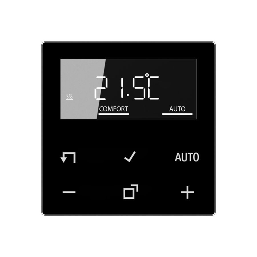 Thermostaatdisplay A500 zwart HOME