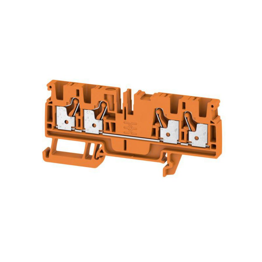 Doorvoerklem oranje 4mm2 32 A 800 V 2051540000 VVE=50