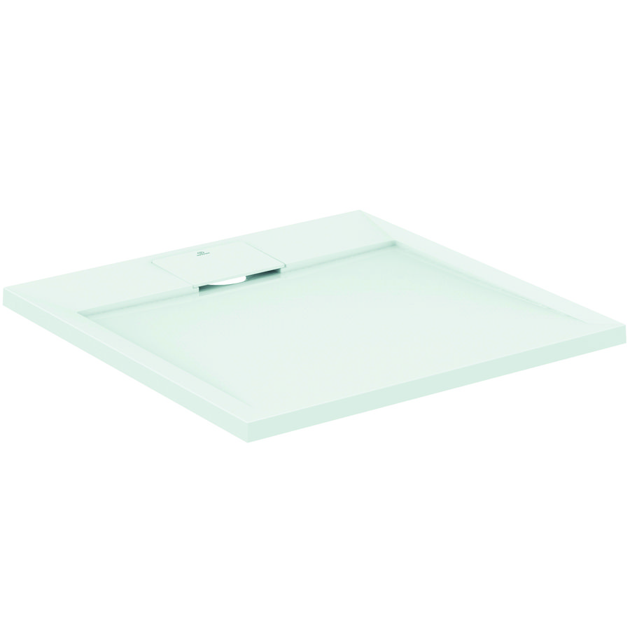 Douchebak I.LIFE ultra flat solid composiet 70x70cm vierkant wit