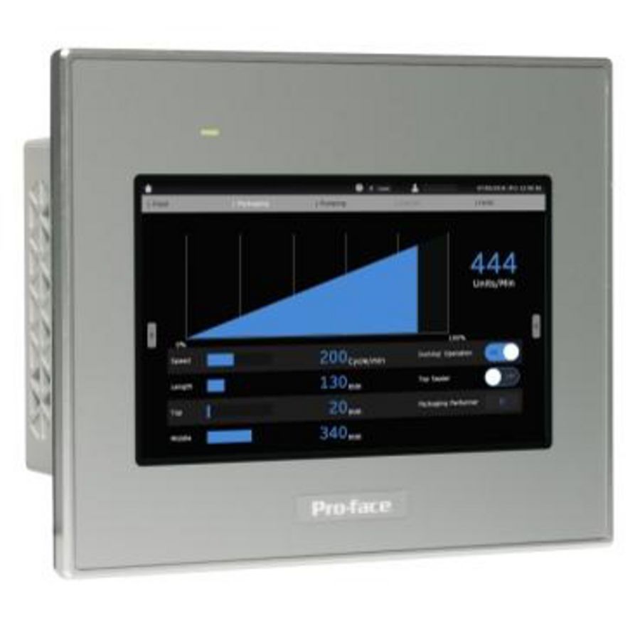 4"W touch panel display 1COM 1Ethernet USB host&device 24VDC