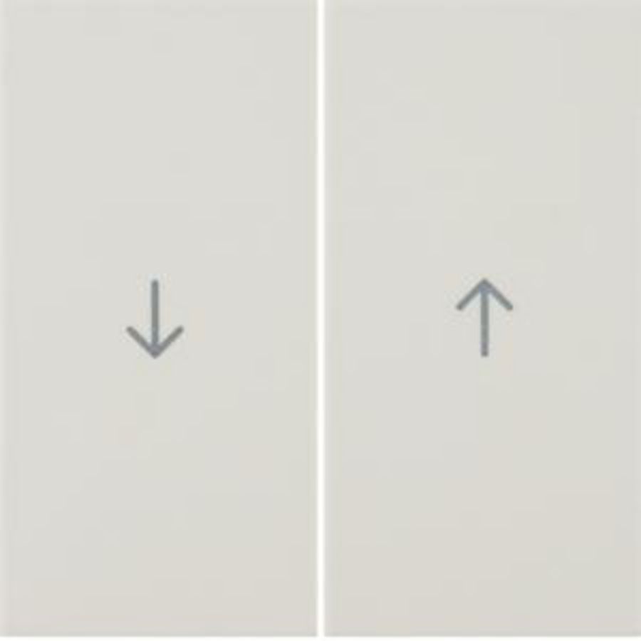 Wippen enkele jaloezie bediening berker S.1/B.3/B.7 wit glans