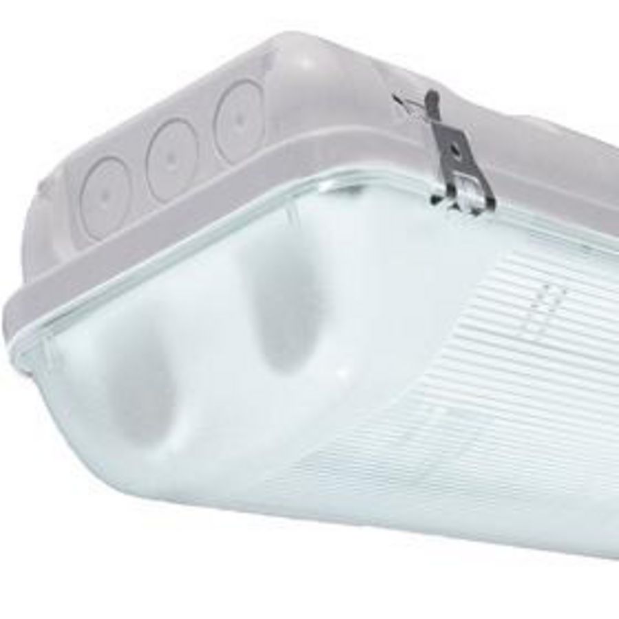 Wand-/Plafondverlichting 1x36 W HF+ noodunit Acqua
