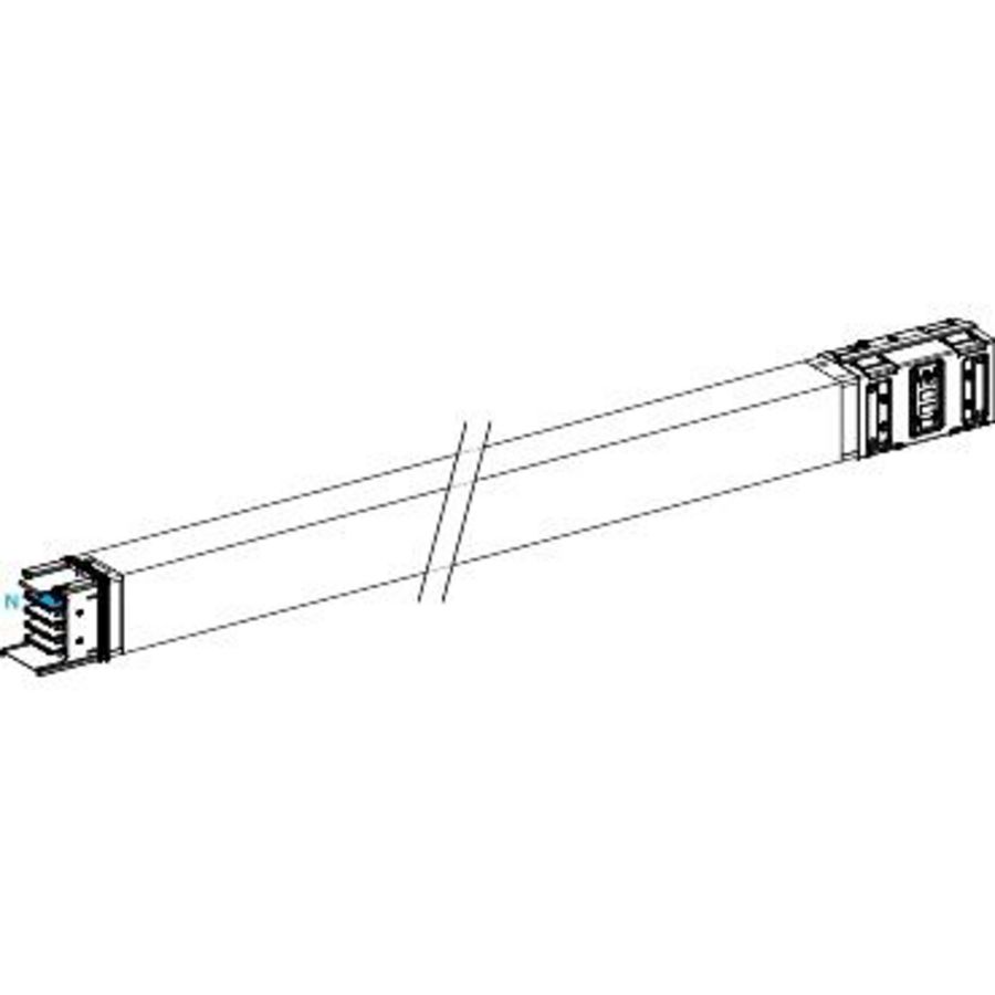 Recht element 1000A 5m 3L+N+PE Wit Canalis KS