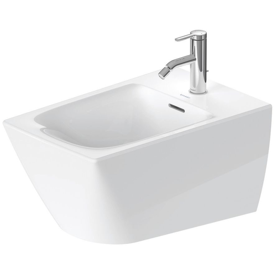 Wandbidet 570mm Viu wit kr.vlak 1kr.gat OL Durafix