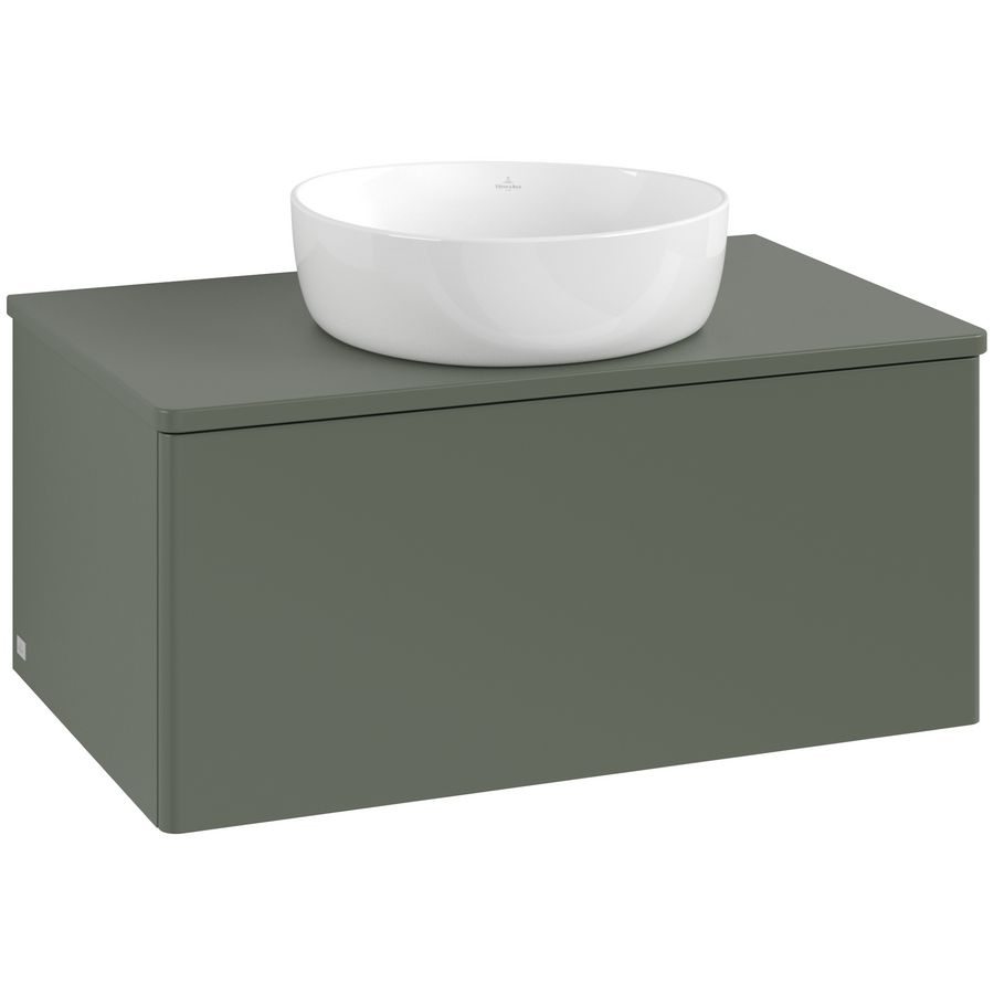 Wastafelonderkast Antao 800x360x500mm L.Green Matt Lacquer L30010HL