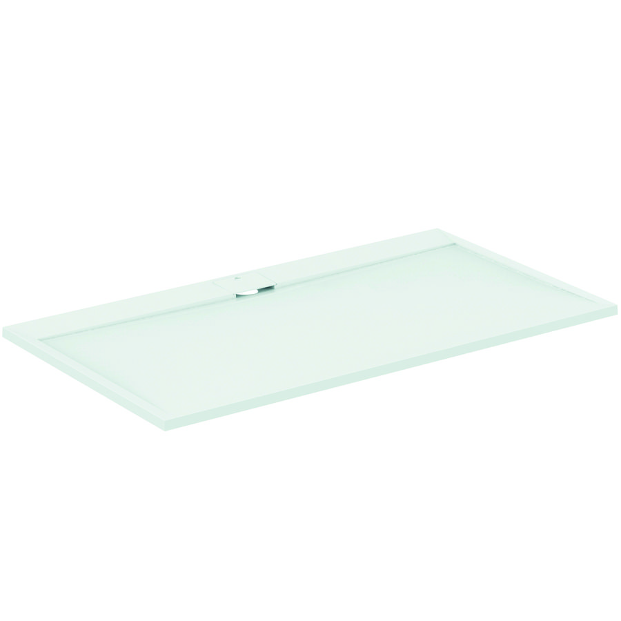 Douchebak I.LIFE ultra flat solid composiet 180x100cm rechthoekig wit