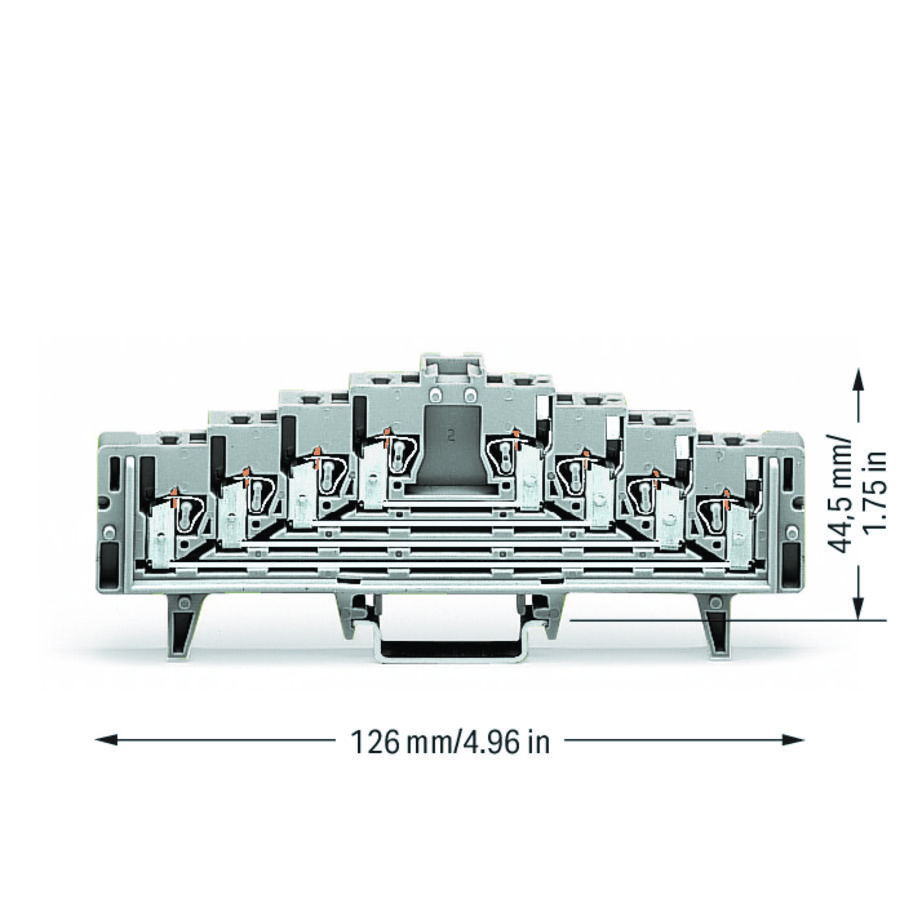 4-etage rangeerklem z. vergrendeling 1 potentiaal pe VVE=50